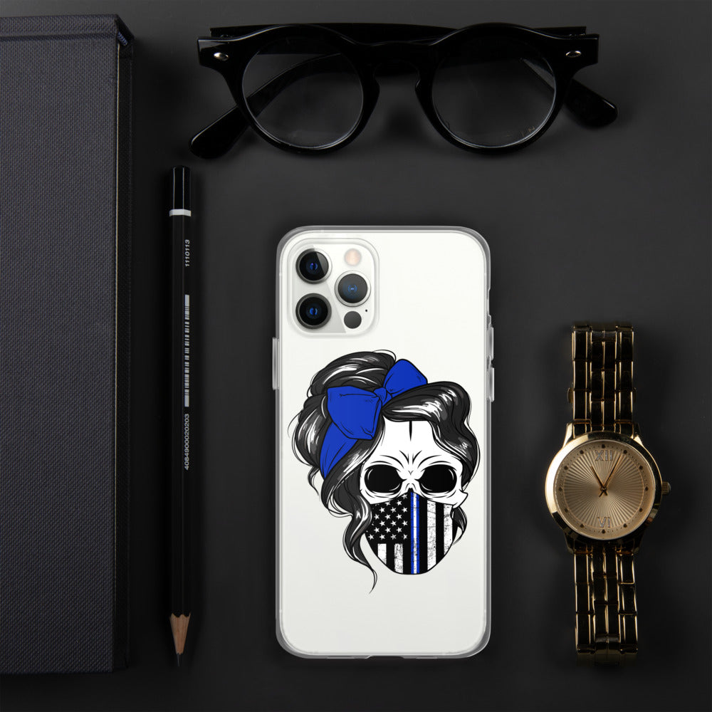 Thin Blue Line iPhone Case