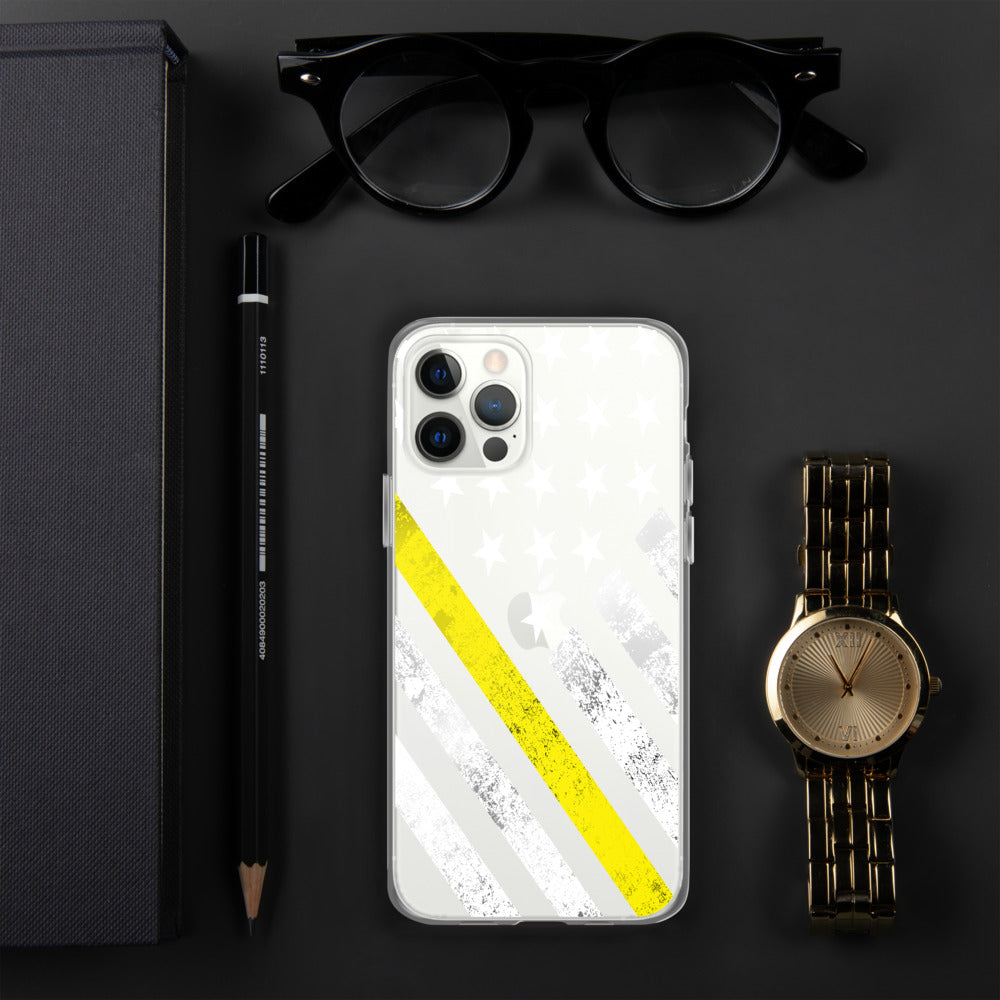 The Thin Yellow Line iPhone Case