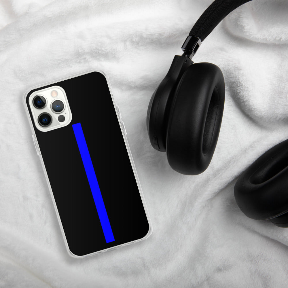 Thin Blue Line iPhone Case