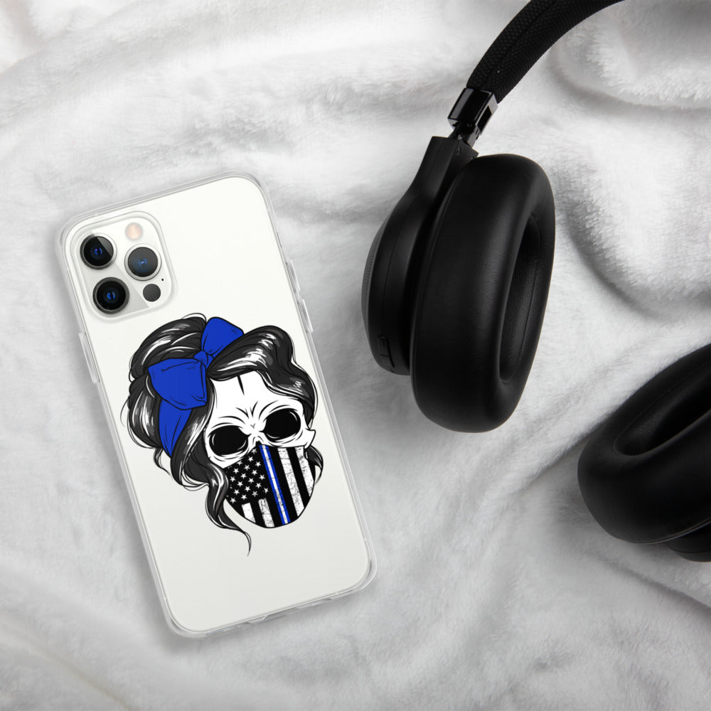 Thin Blue Line iPhone Case