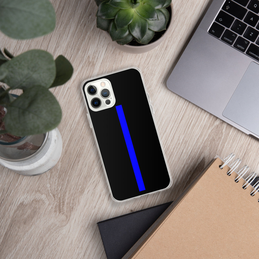 Thin Blue Line iPhone Case