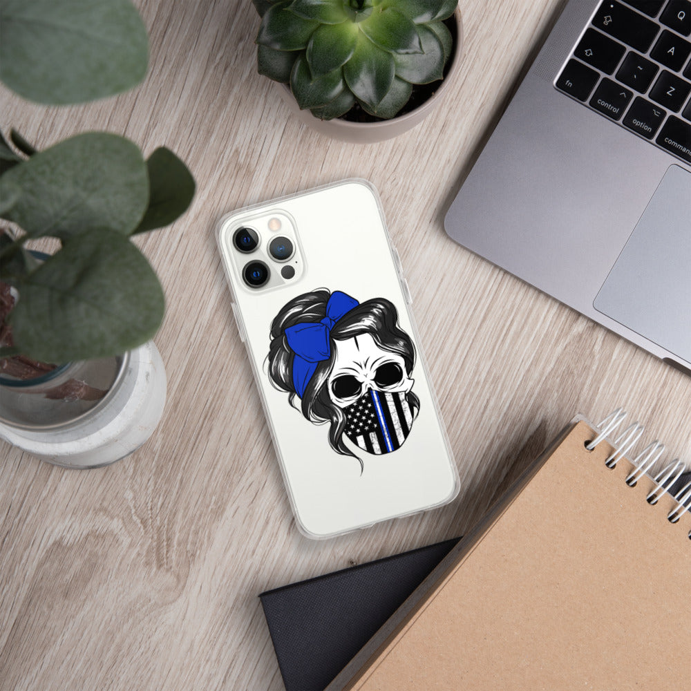Thin Blue Line iPhone Case