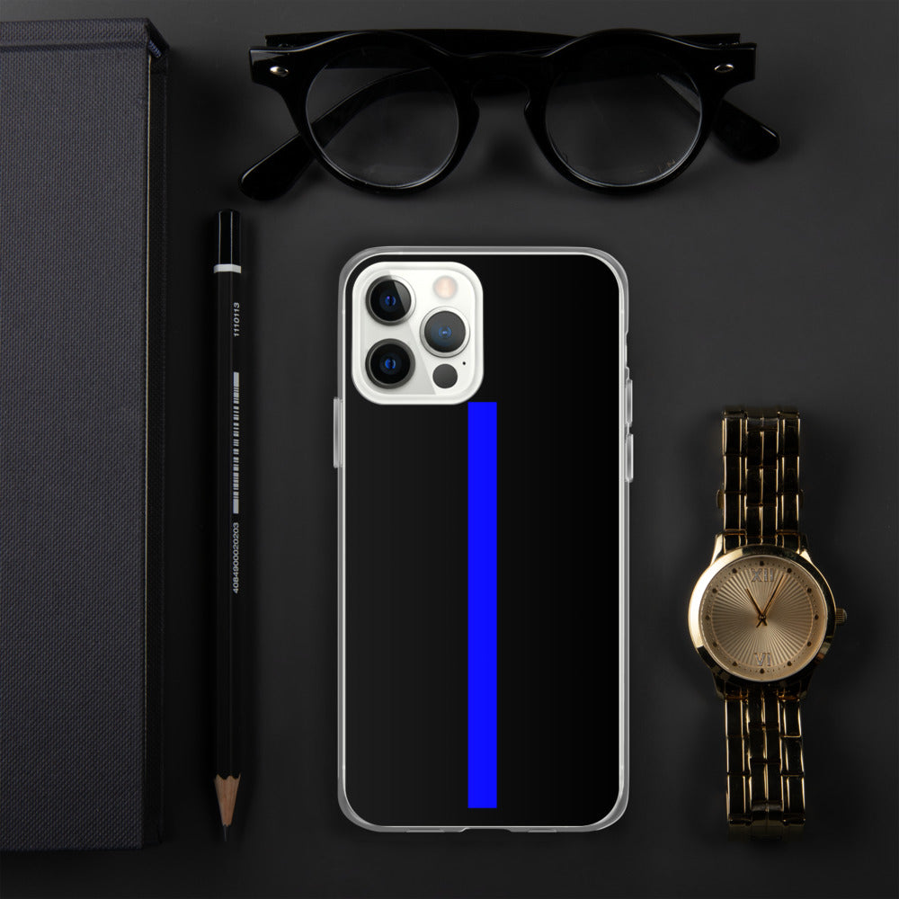 Thin Blue Line iPhone Case