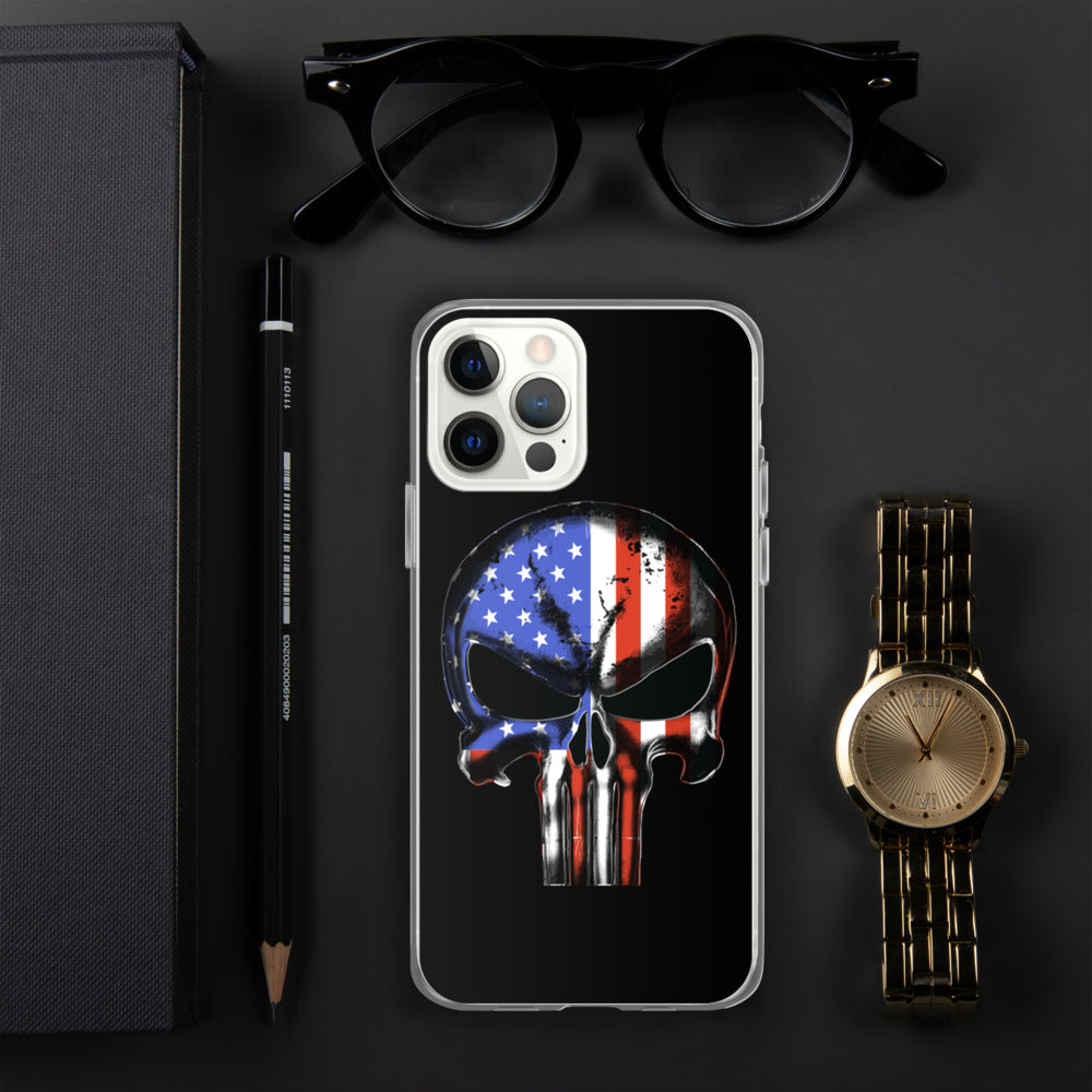 United States of America Flag Punisher iPhone Case - view 34