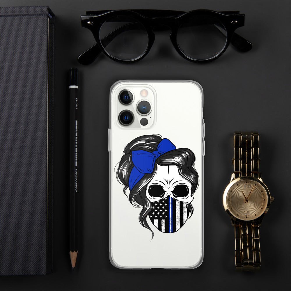 Thin Blue Line iPhone Case