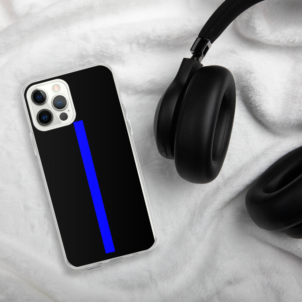 Thin Blue Line iPhone Case