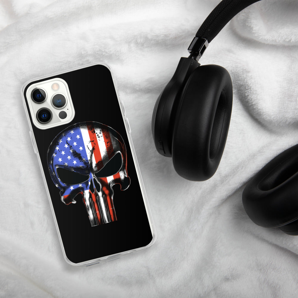United States of America Flag Punisher iPhone Case - view 35