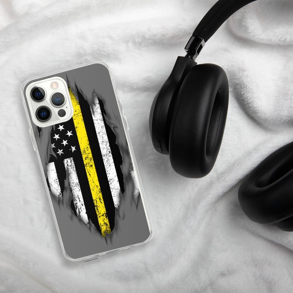 Thin Yellow Line iPhone Case - view 35