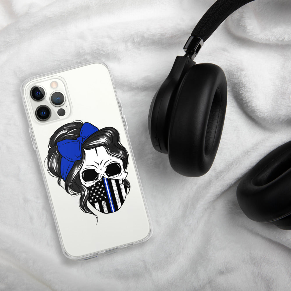 Thin Blue Line iPhone Case