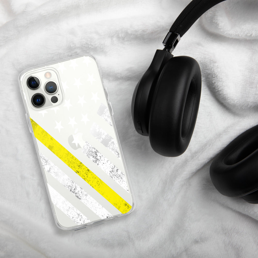 The Thin Yellow Line iPhone Case