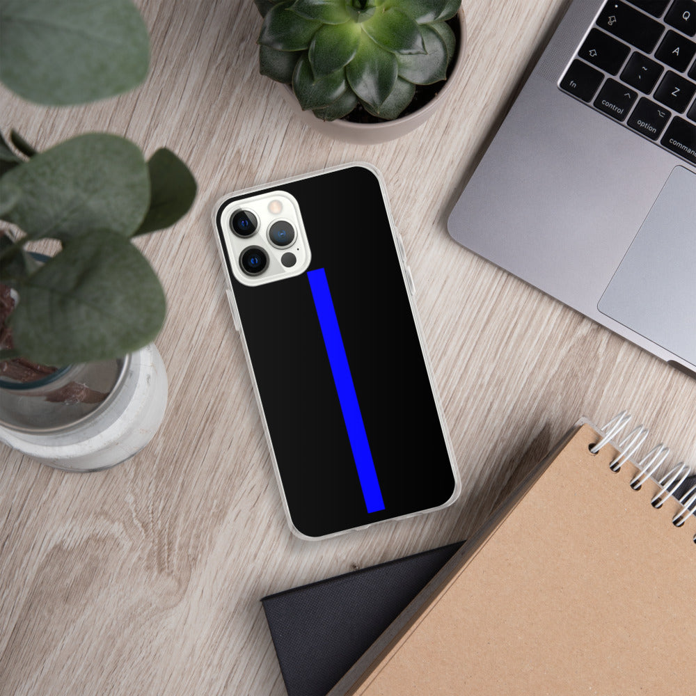 Thin Blue Line iPhone Case