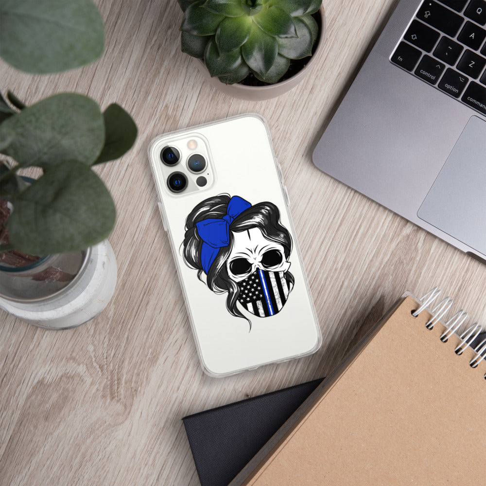 Thin Blue Line iPhone Case