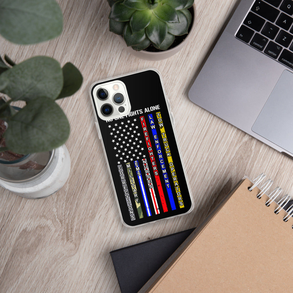 No One Fights Alone iPhone Case - view 27
