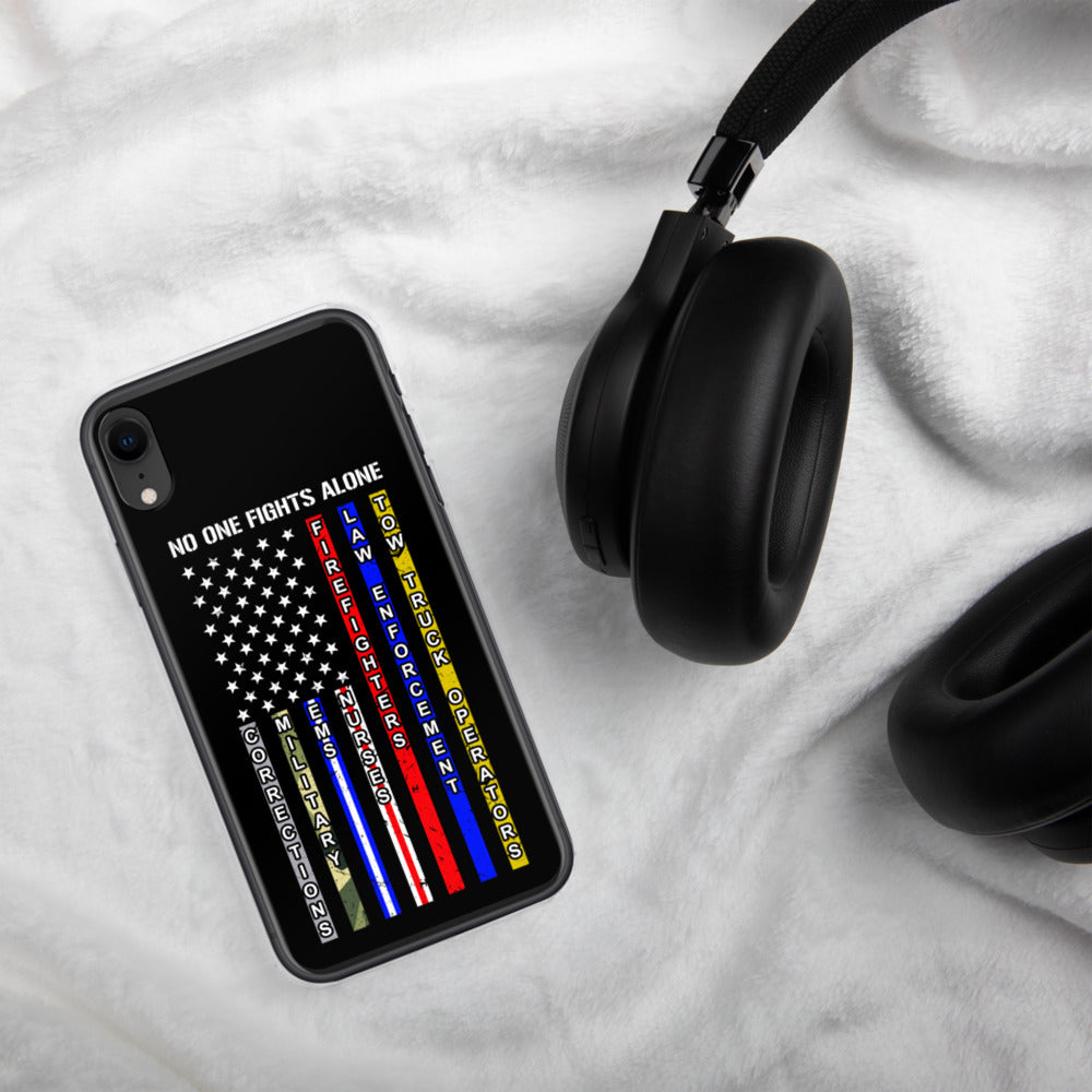 No One Fights Alone iPhone Case - view 32