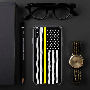 Yellow Line iPhone Case