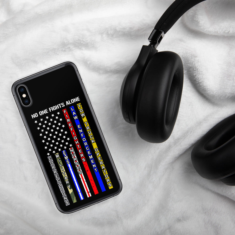 No One Fights Alone iPhone Case - view 35