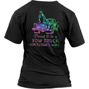 Proud To Be A Tow Truck Operator's Wife Shirt