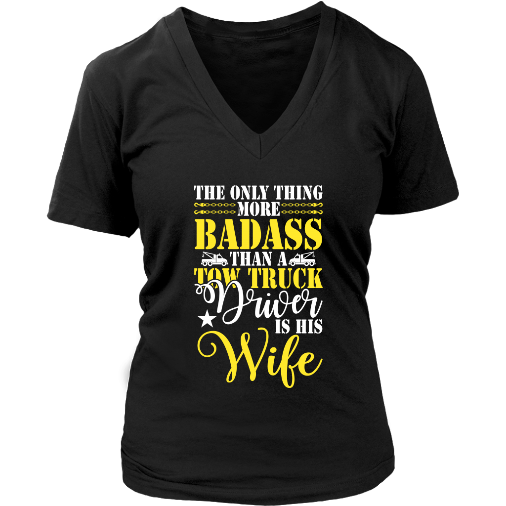 Tow Wife Life Badass Tow Truck Drivers Wife - view 12