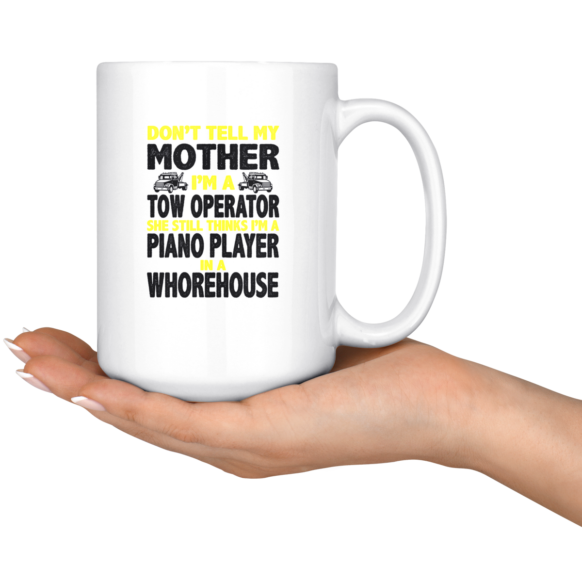 Tow Truck Operator Mug - view 6