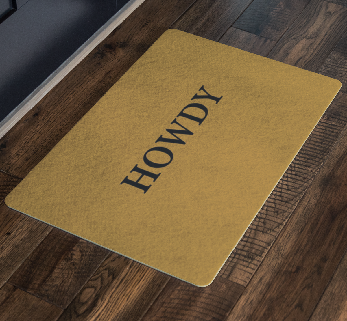 Howdy Doormat (Hand Stenciled) - view 2
