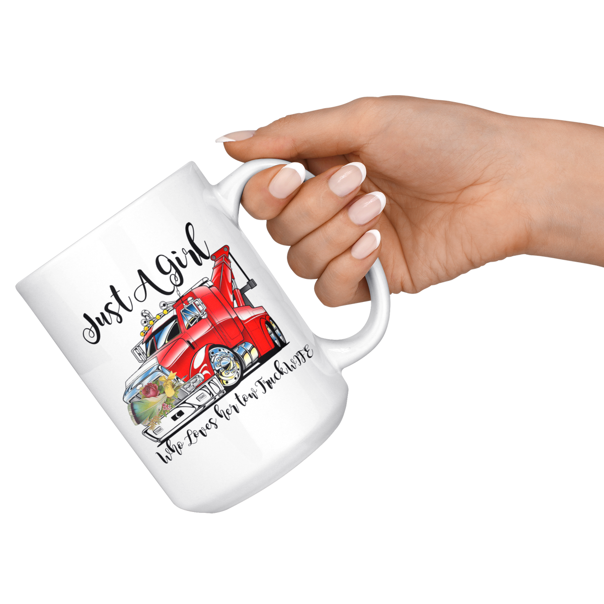Proud Tow Truck Wife Mug - view 7