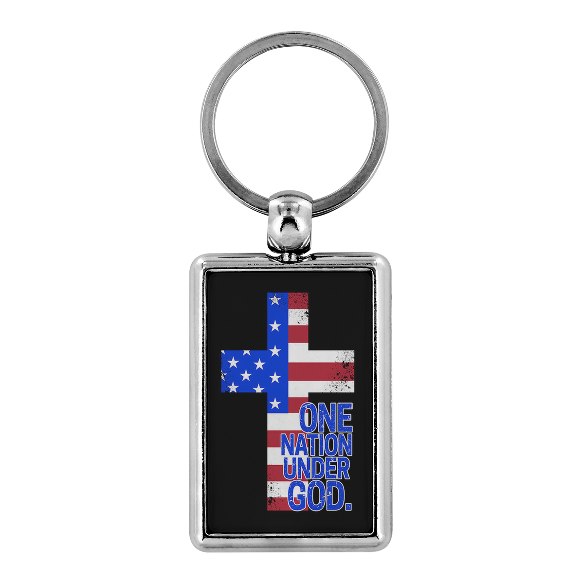One Nation Under God Keychain - view 2