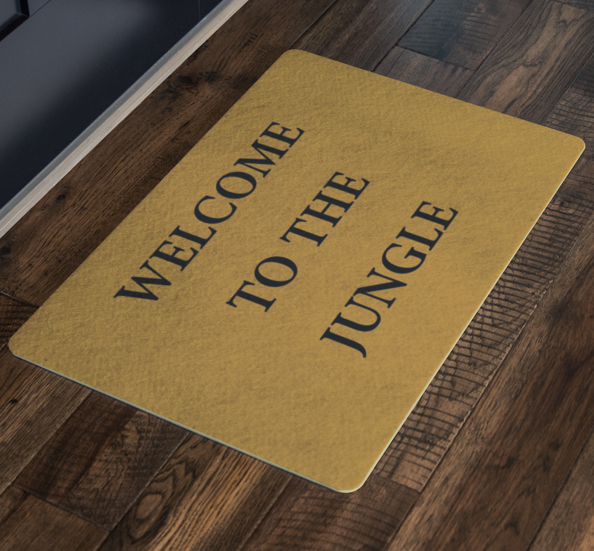 Welcome to the Jungle Doormat (Hand Stenciled) - view 2