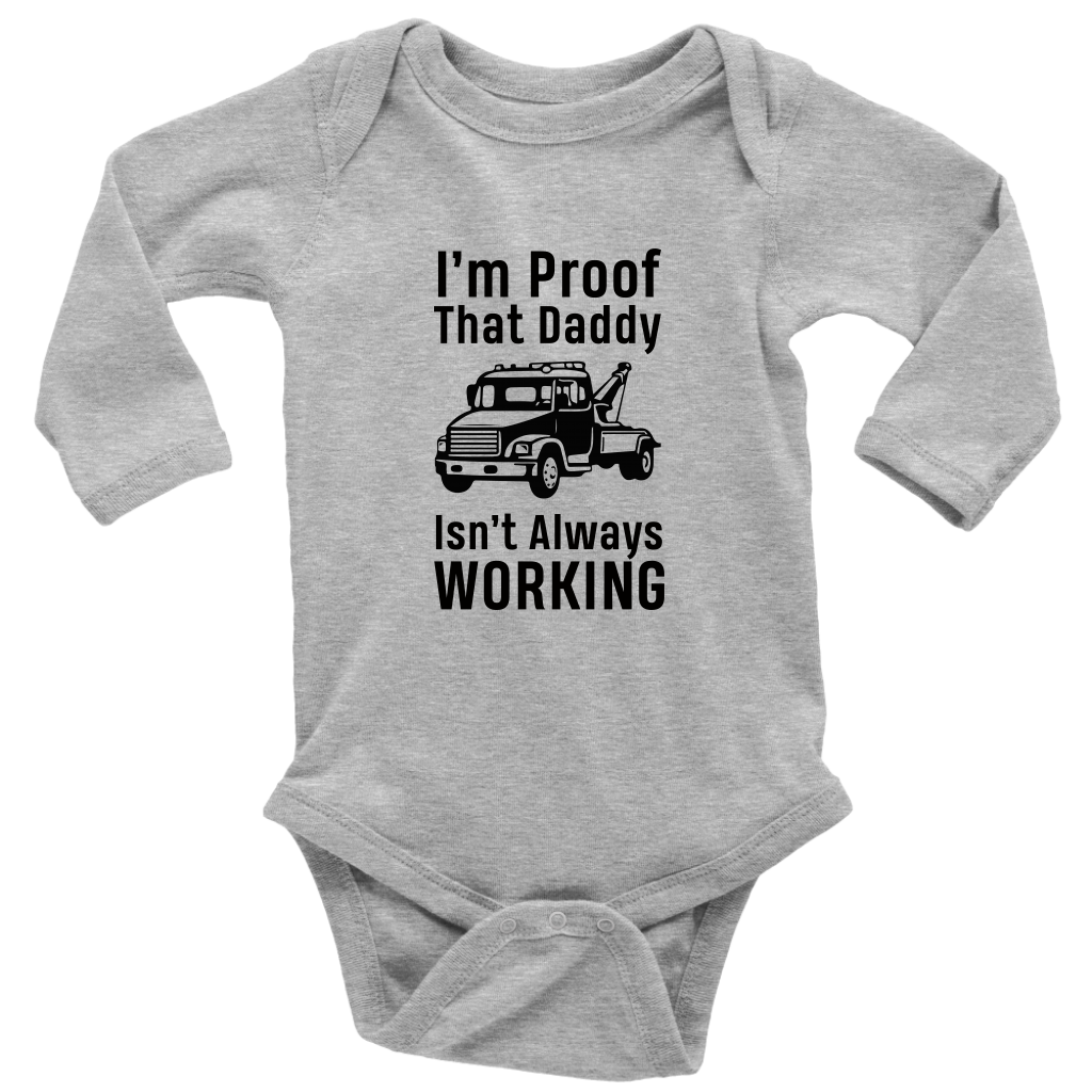 I'm Proof That Daddy Isn't Always Working Onesie - view 8