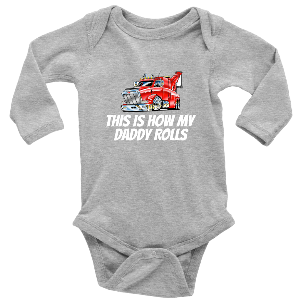 This Is How My Daddy Rolls Baby Shirt - view 15