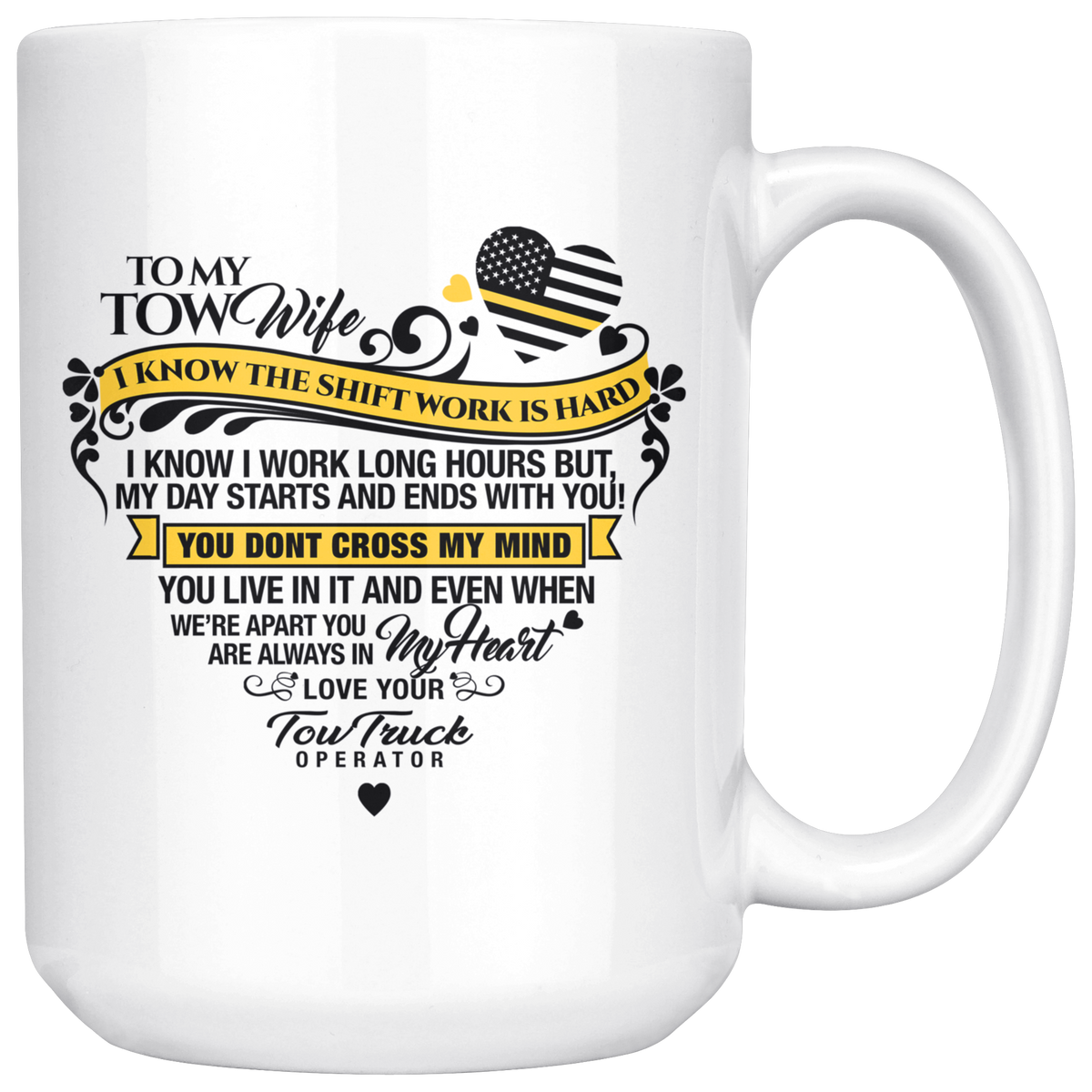 Proud Tow Wife Mug - view 5