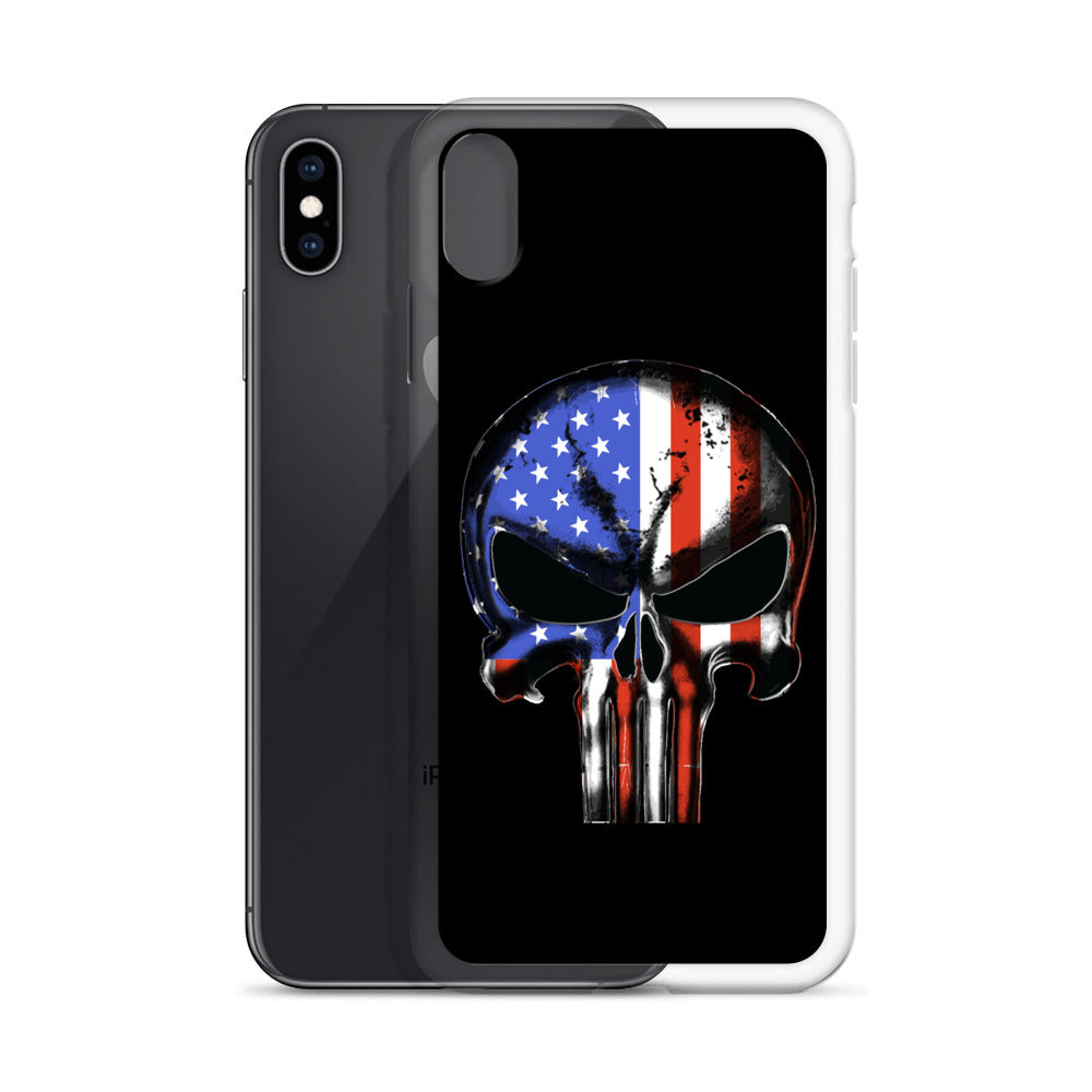 United States of America Flag Punisher iPhone Case - view 22