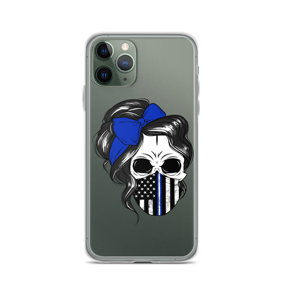 Thin Blue Line iPhone Case