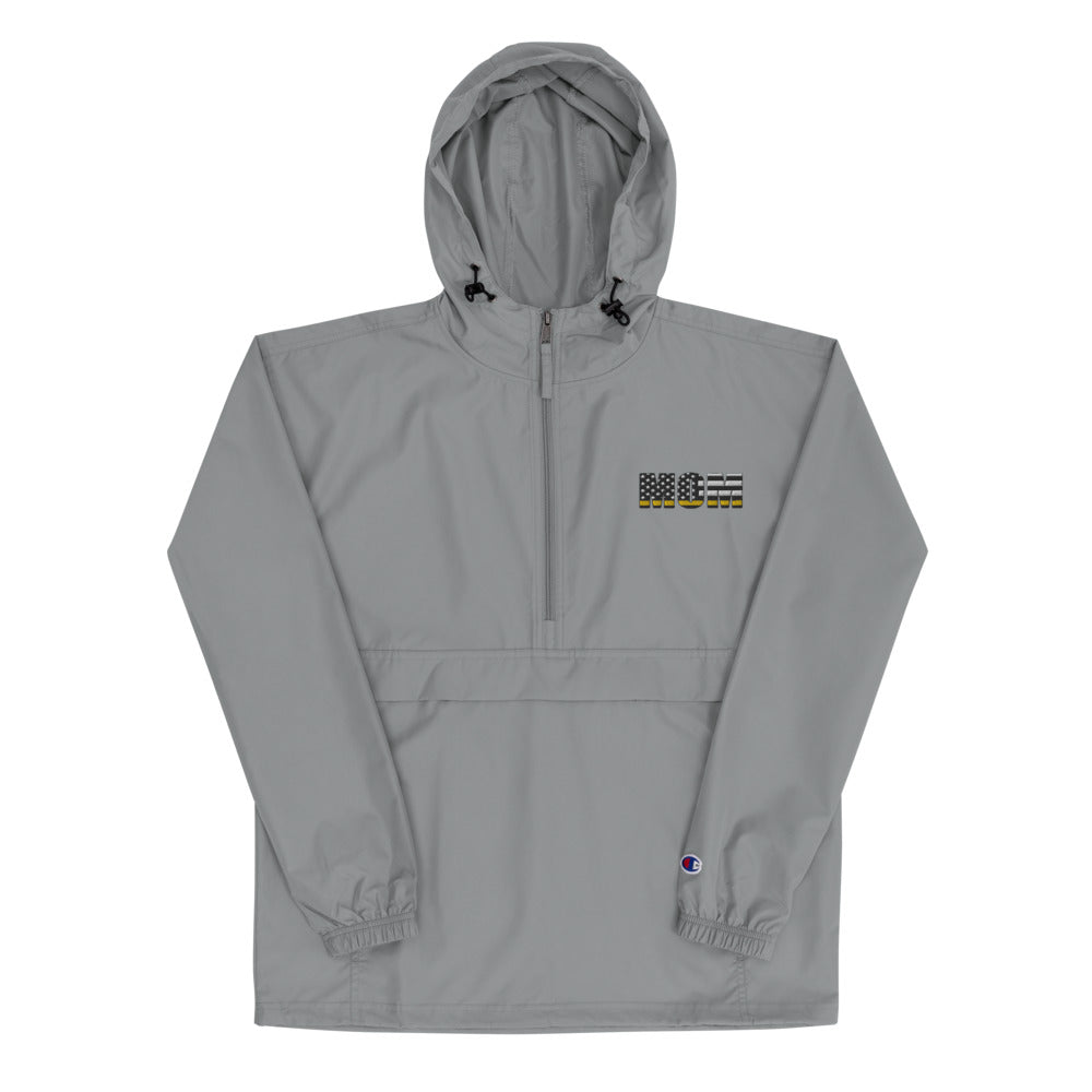 Mom Embroidered Champion Packable Jacket - view 3