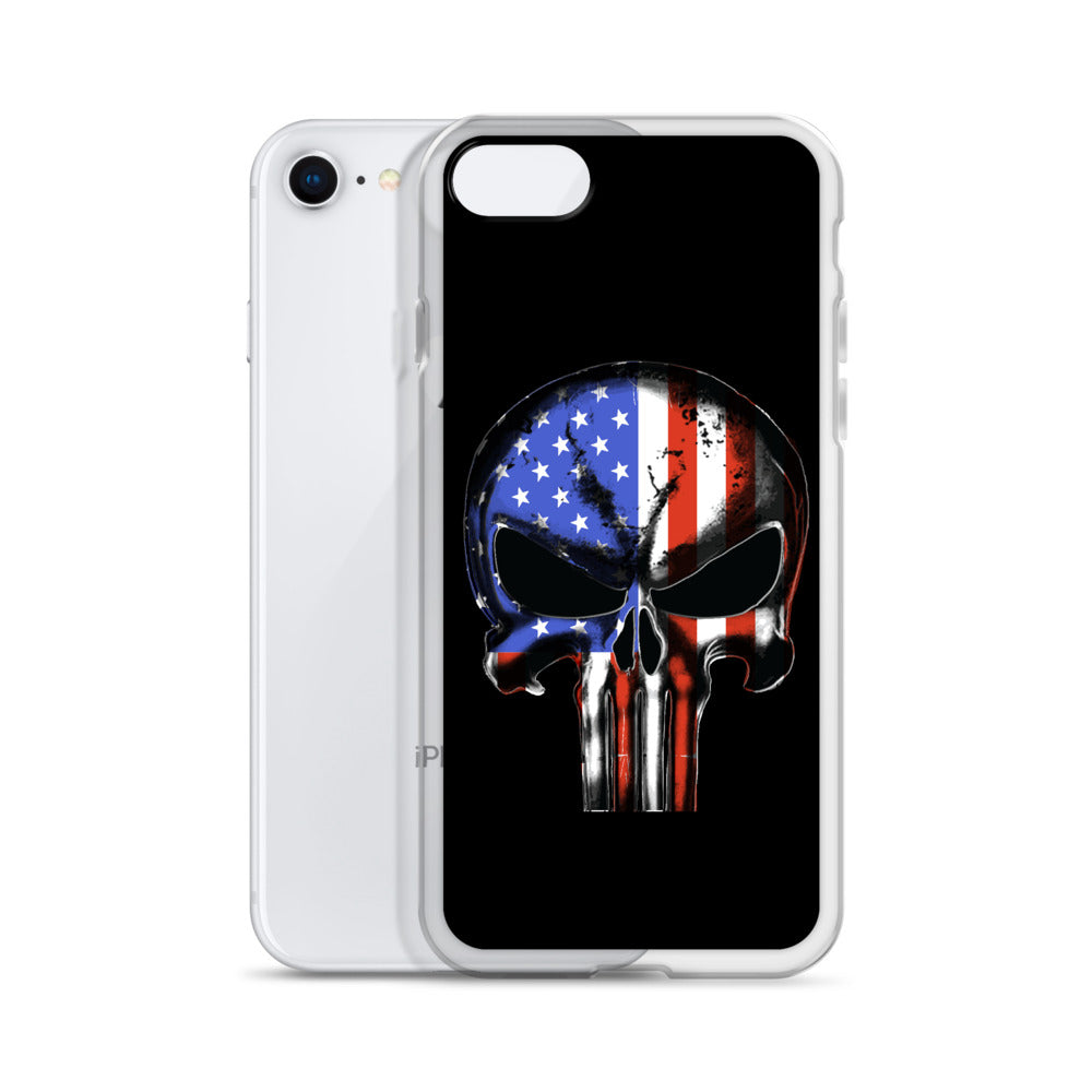 United States of America Flag Punisher iPhone Case - view 10