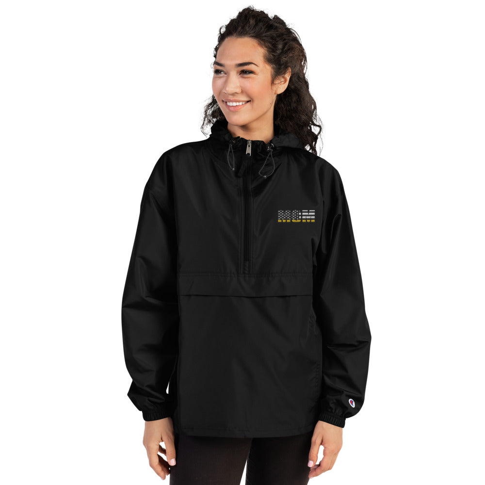 Mom Embroidered Champion Packable Jacket - view 4
