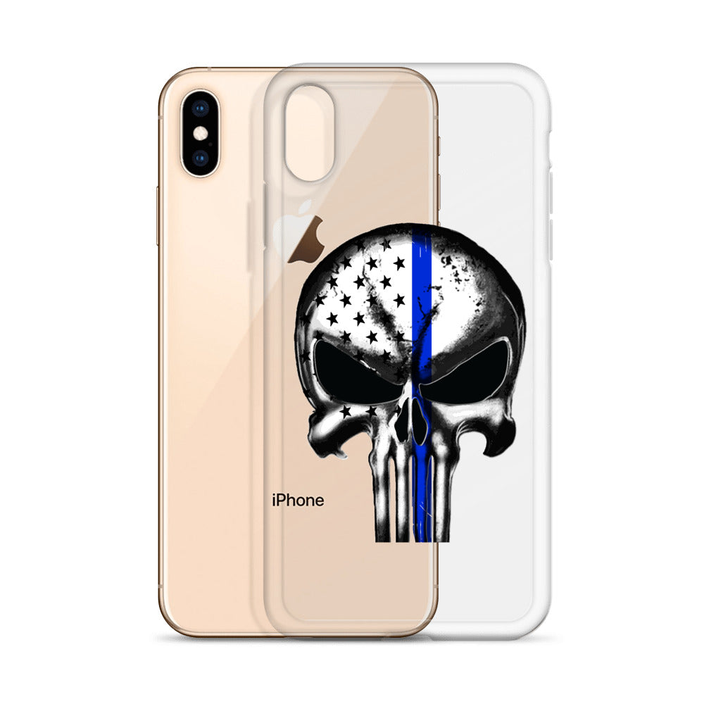 Thin Blue Line iPhone Case