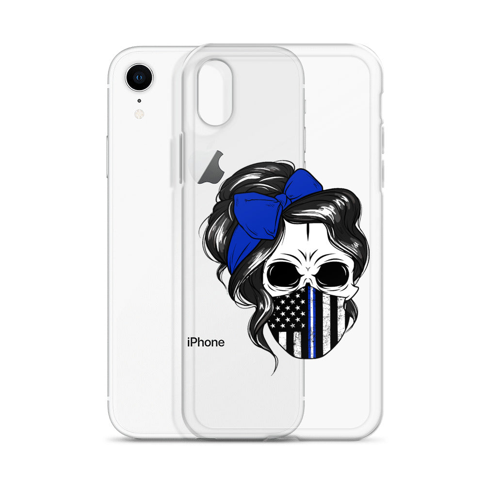 Thin Blue Line iPhone Case