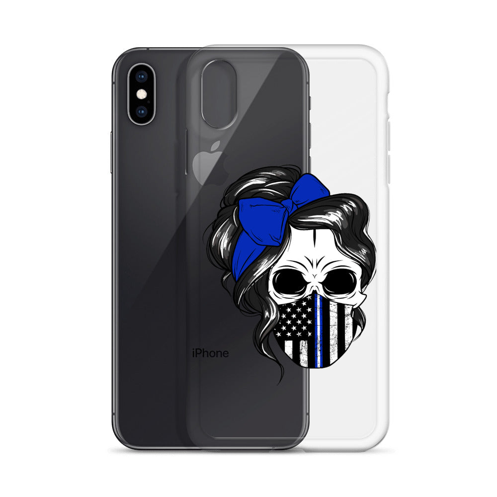Thin Blue Line iPhone Case