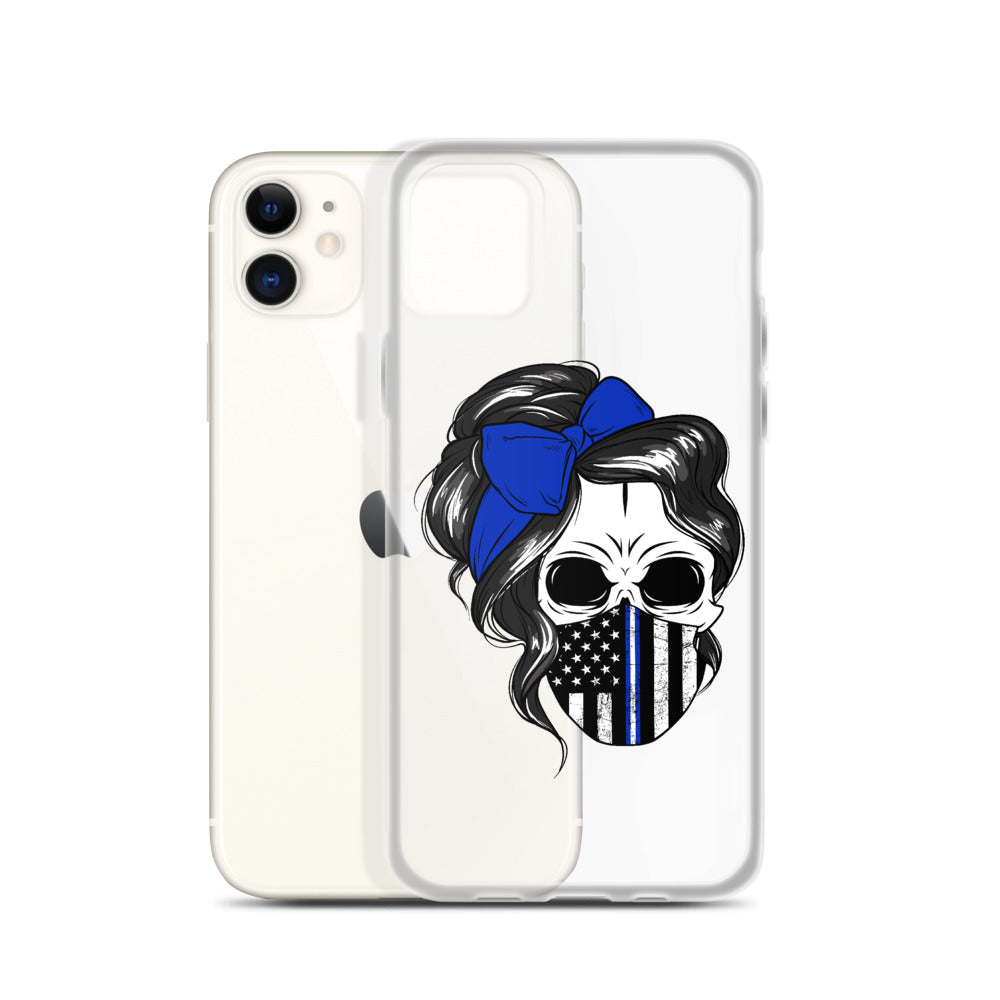 Thin Blue Line iPhone Case