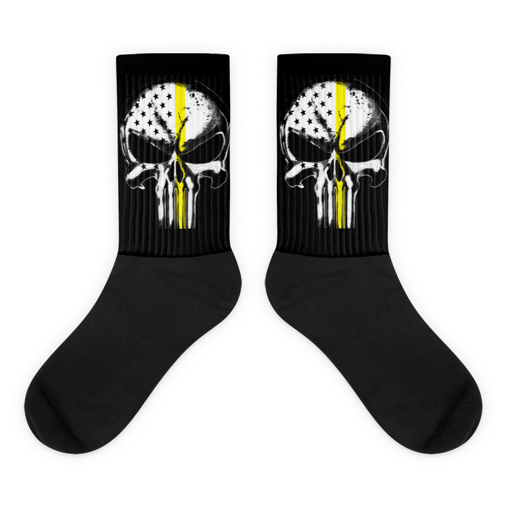 Thin Yellow Line Socks