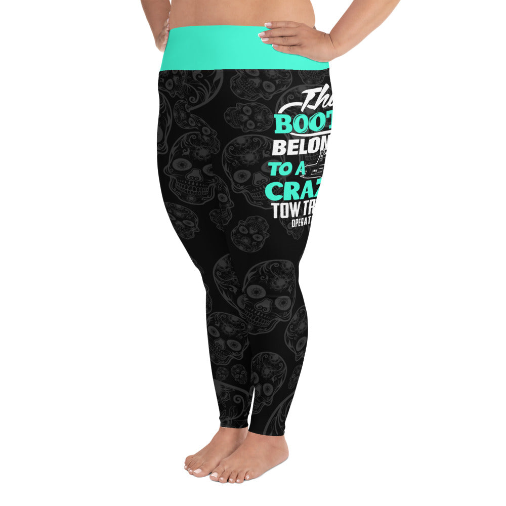 This Belongs TowTruck (Operator) Plus Size Leggings - view 4