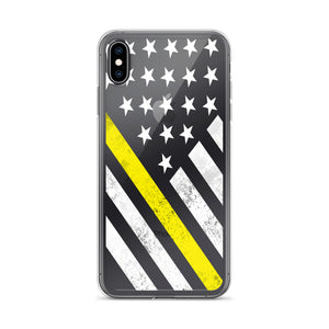 The Thin Yellow Line iPhone Case