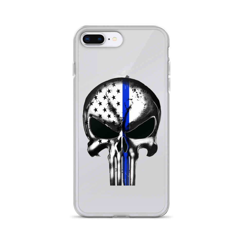 Thin Blue Line iPhone Case