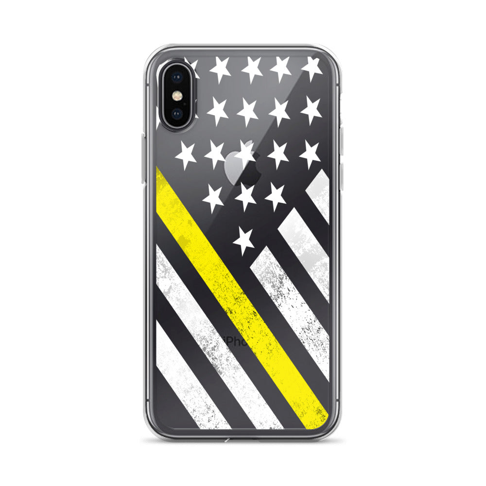 The Thin Yellow Line iPhone Case