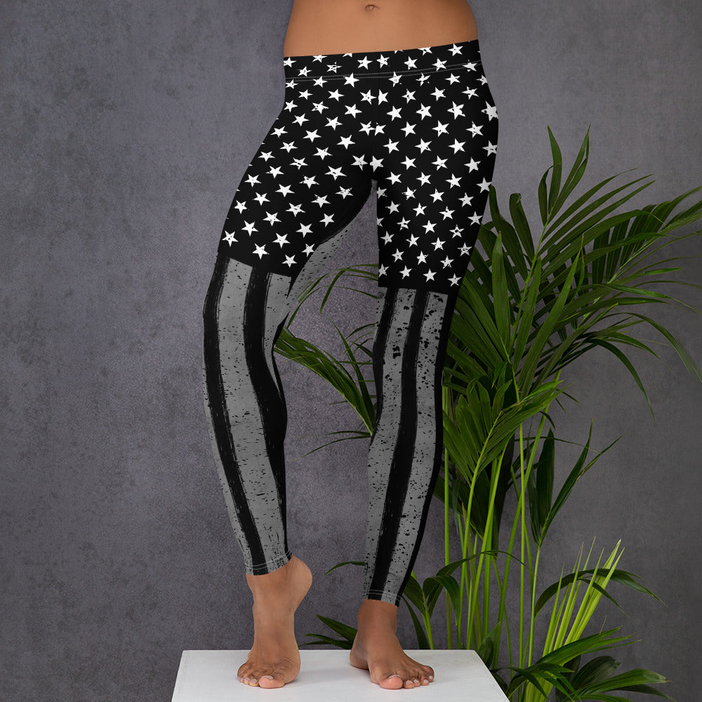 Thin Yellow Line Leggings - view 3