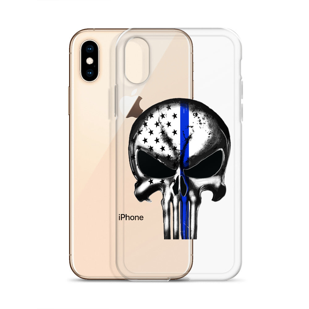 Thin Blue Line iPhone Case