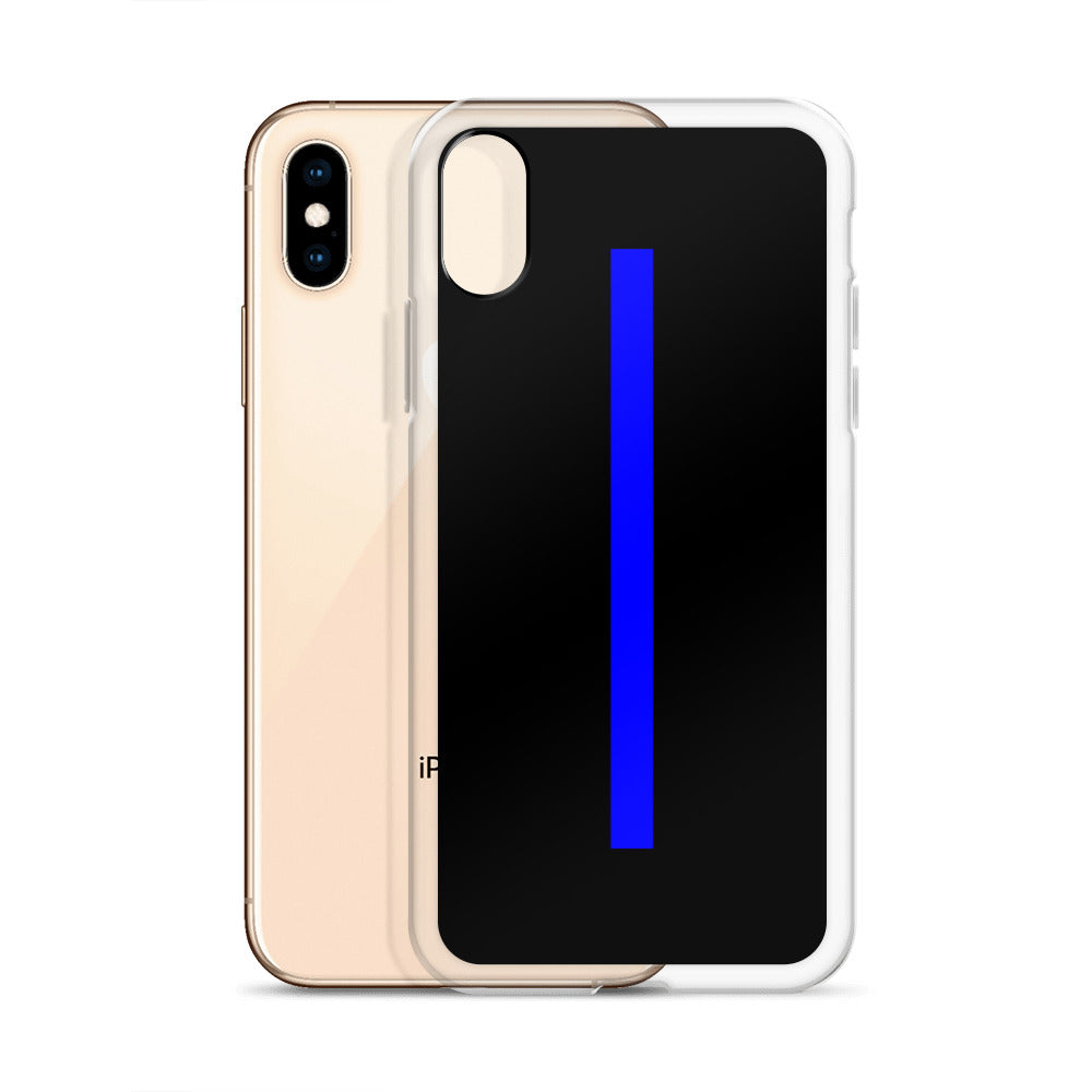 Thin Blue Line iPhone Case