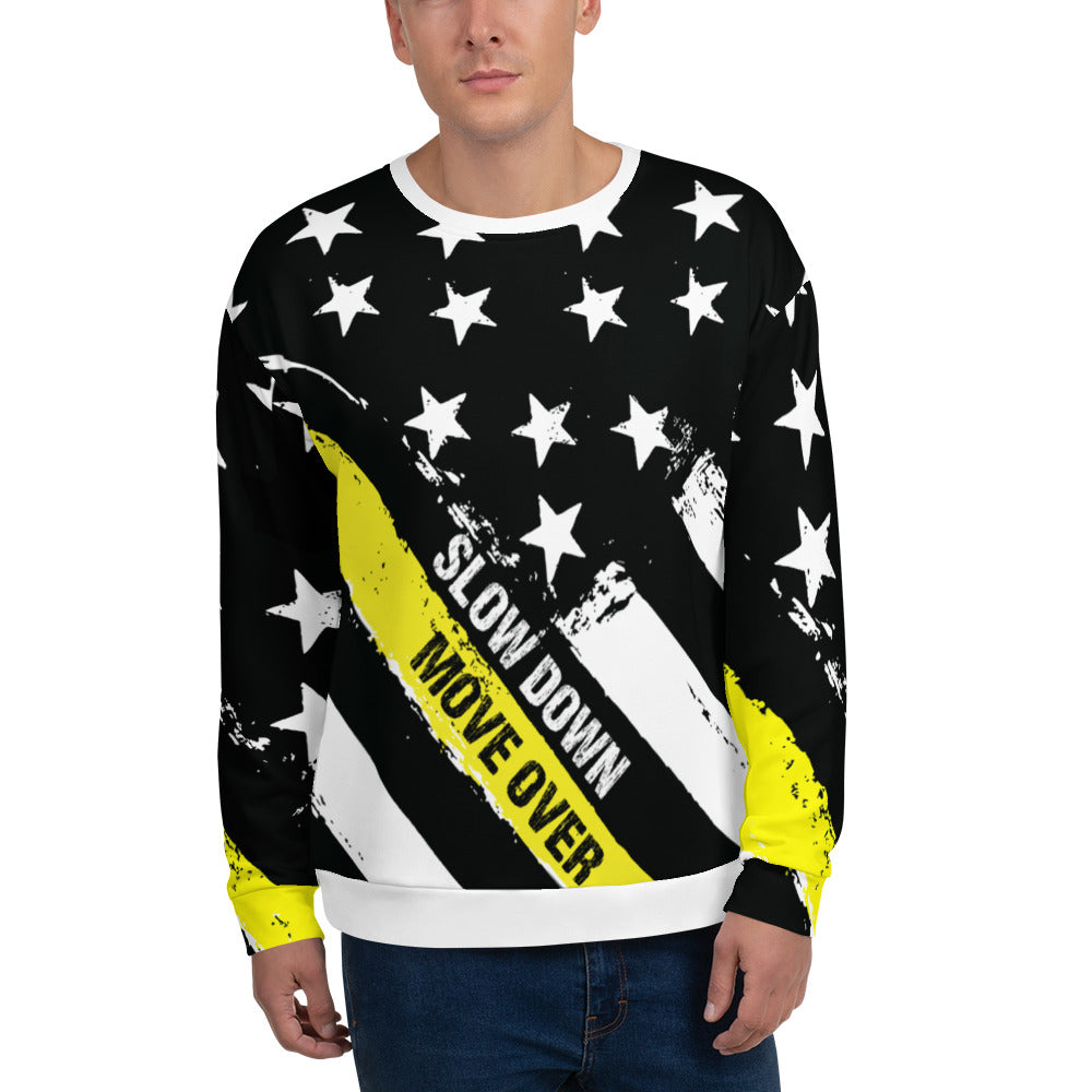 Slow Down Move Over All Over Print Unisex Sweatshirt