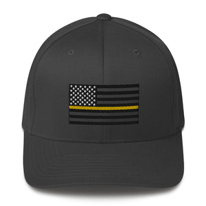 Thin Yellow Line Structured Twill Cap