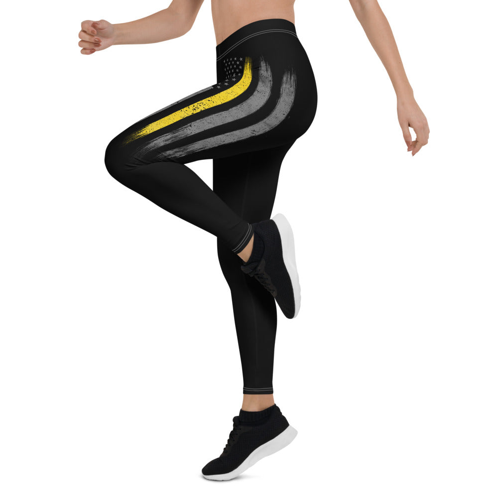 Thin Yellow Line Leggings - view 6